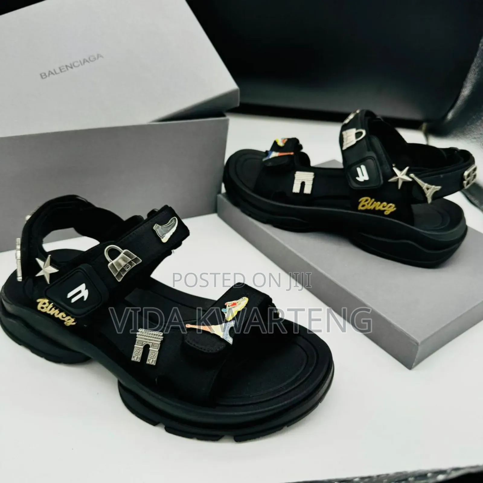 Highest Quality Balenciaga Men's Sandals in Colours