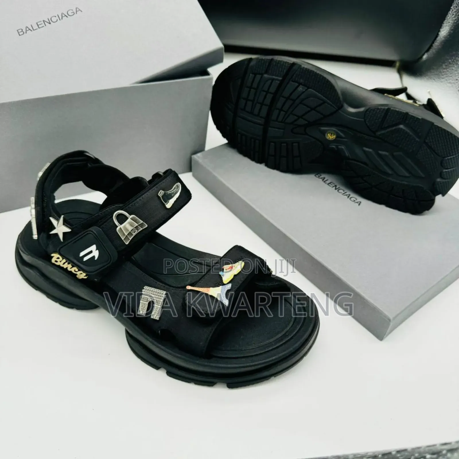 Highest Quality Balenciaga Men's Sandals in Colours