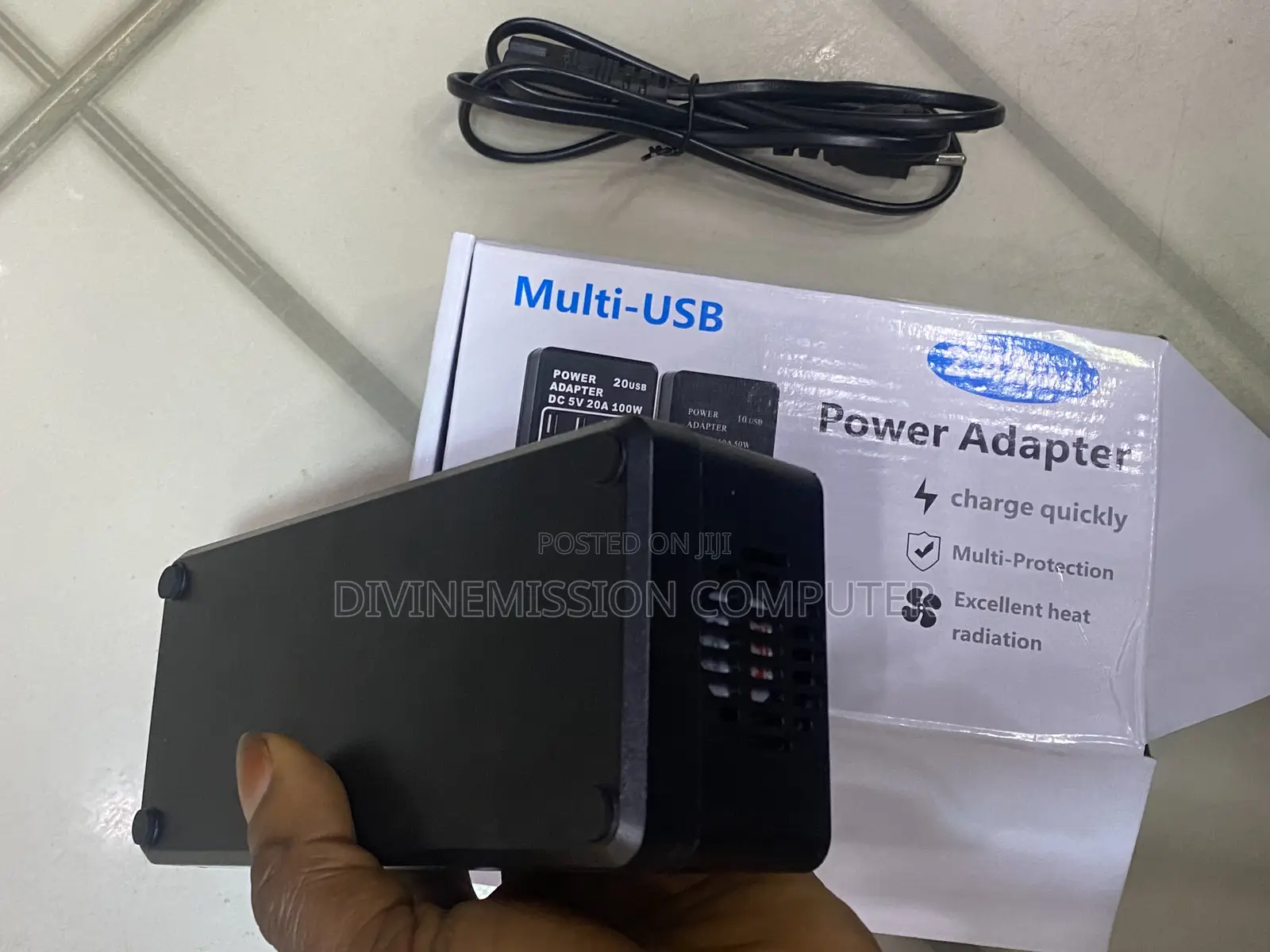 Multi-Usb 2.4a Power Adapter, Charge Quickly. 20 Usb 5v,100w