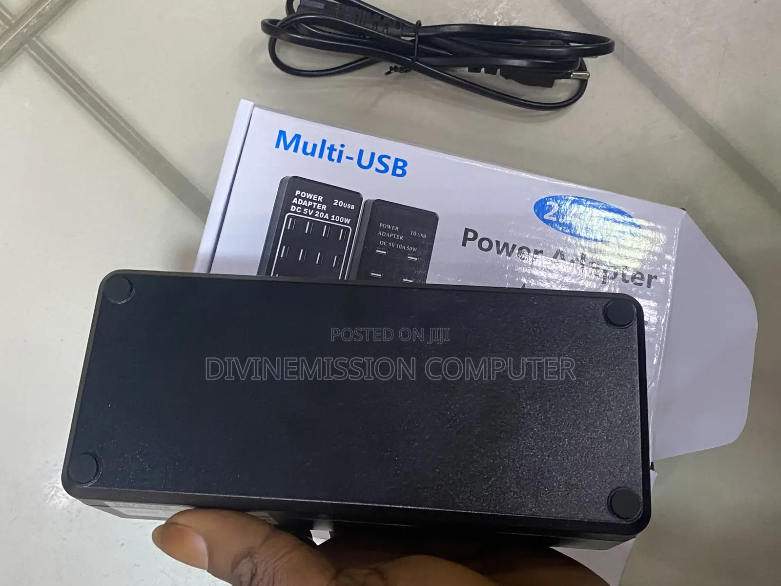 Multi-Usb 2.4a Power Adapter, Charge Quickly. 20 Usb 5v,100w