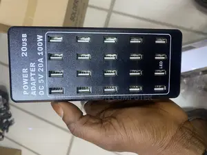 Multi-Usb 2.4a Power Adapter, Charge Quickly. 20 Usb 5v,100w