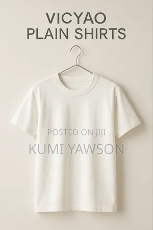 Vicyao Unisex Plain T-Shirts