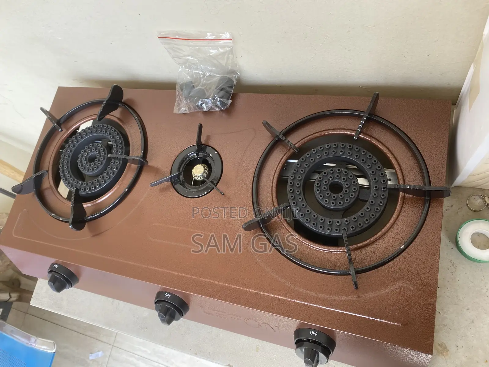 3 Burner Table Top Stove ( Hard Body/ Iron Stove )
