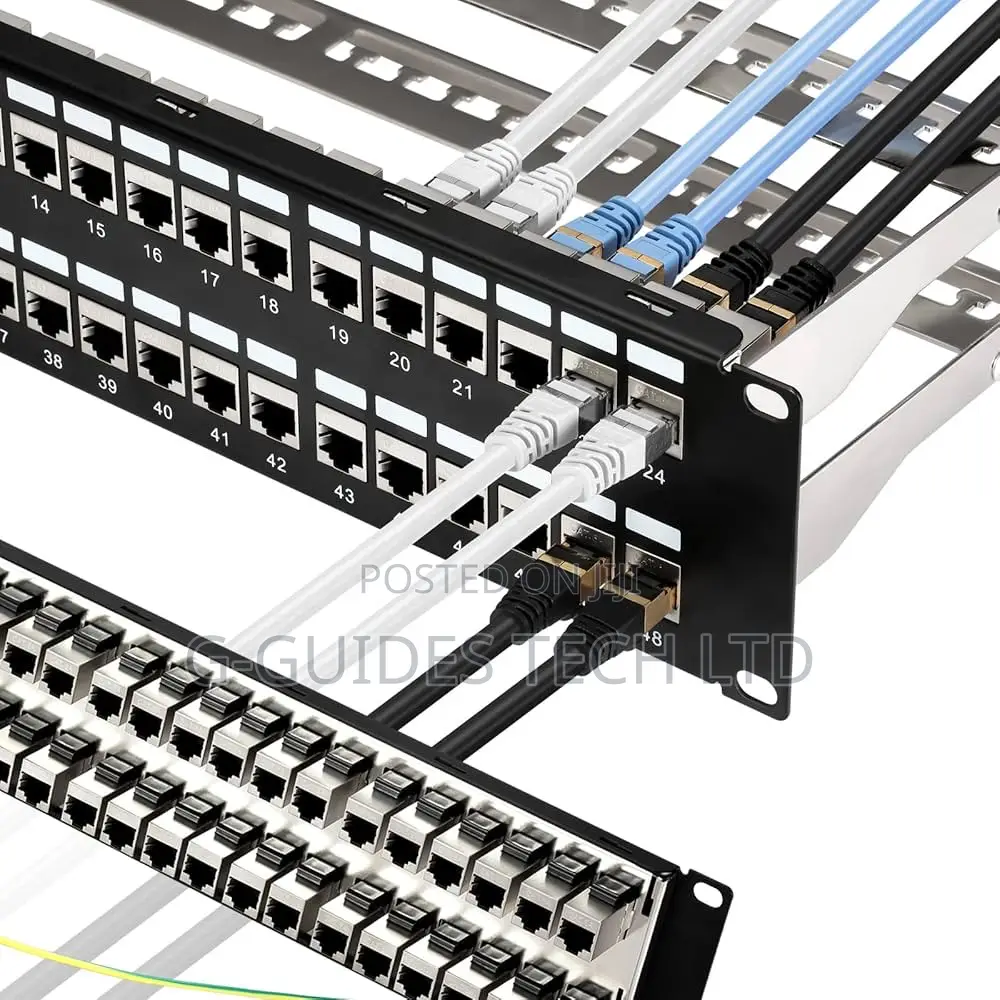 48-Port Pass Through Patch Panel , 48-Port Patch Panel