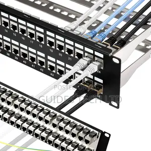 48-Port Pass Through Patch Panel , 48-Port Patch Panel