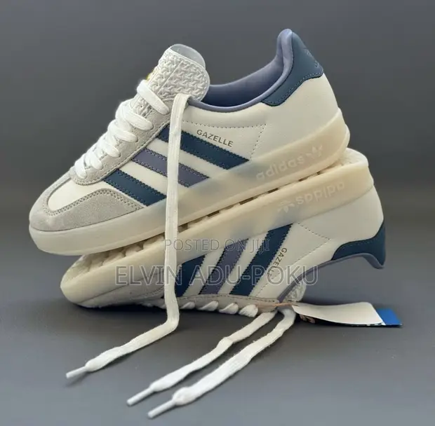 adidas gazelle silver green womens adidas Gazelle ADV Wonder White/Blue/Gum 12 main image 0