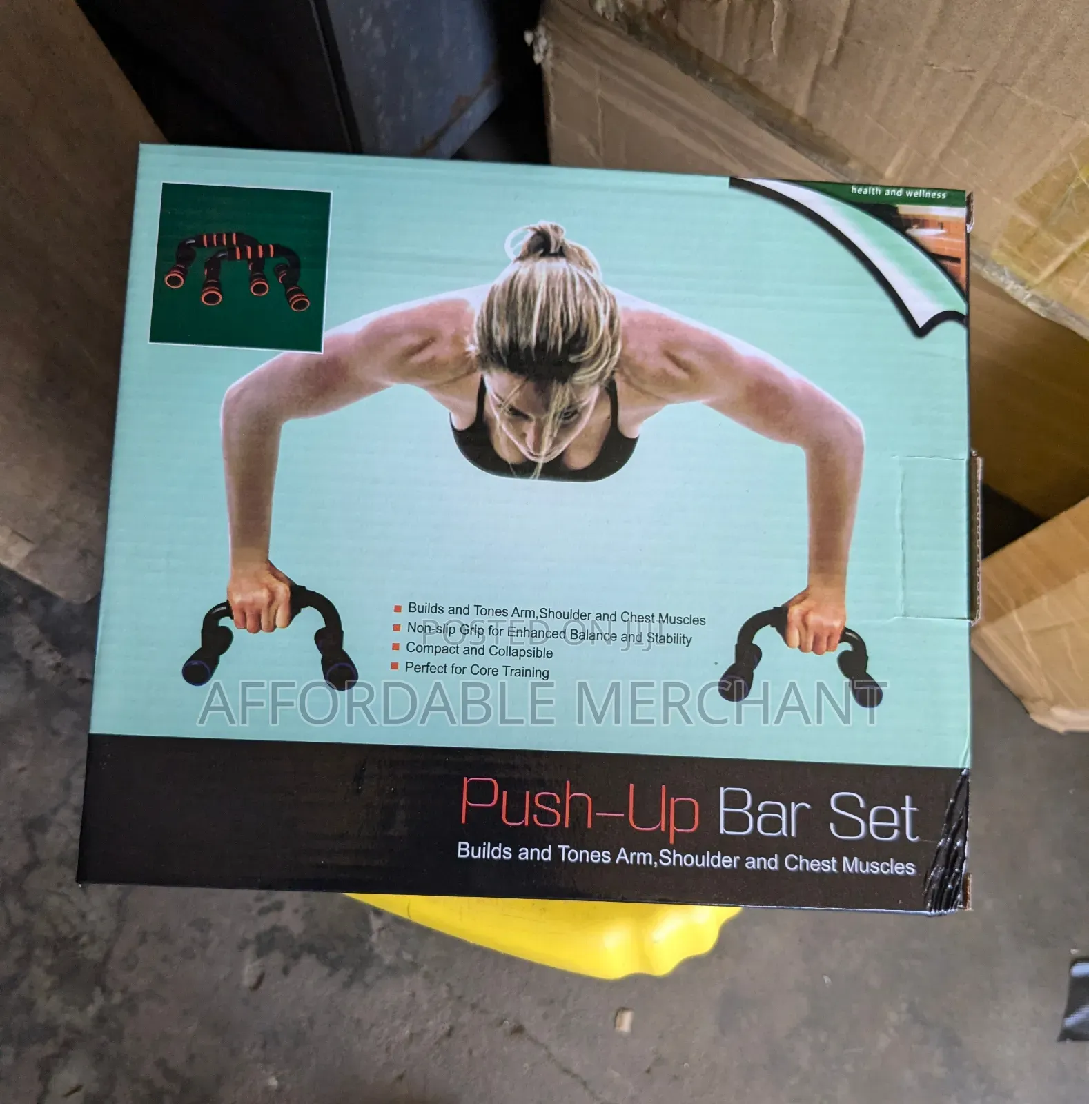 Push-up Bar Non-slip Grip Perfect For Core Training