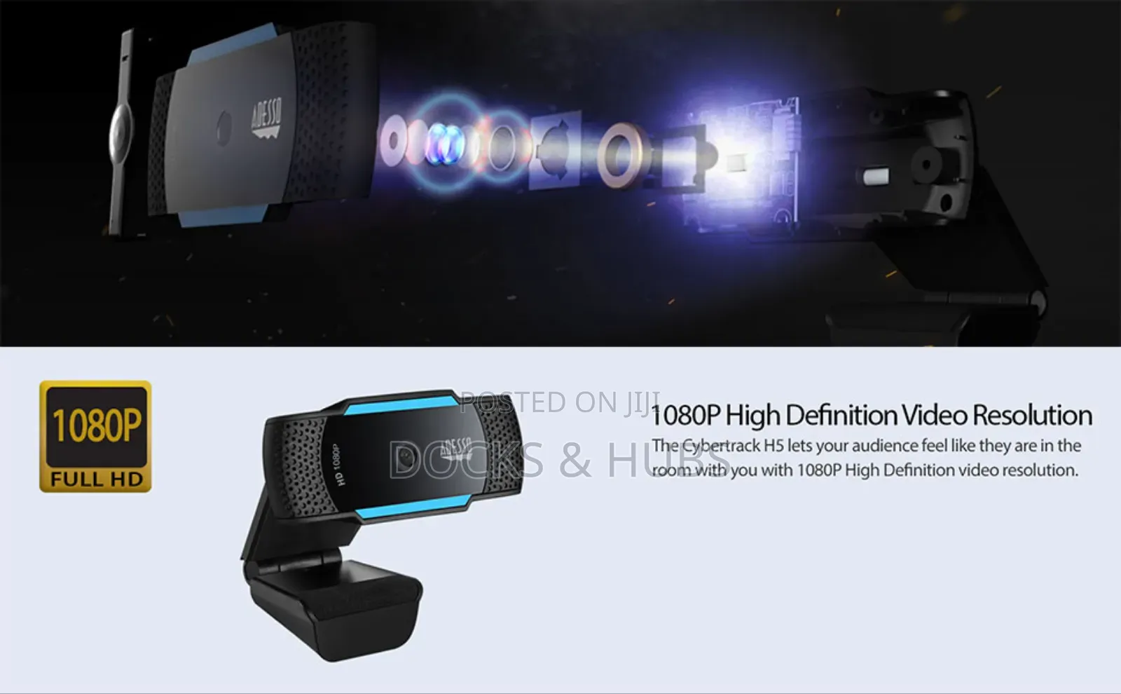 Adesso Cybertrack H5-Taa 1080p Built-in Microphone