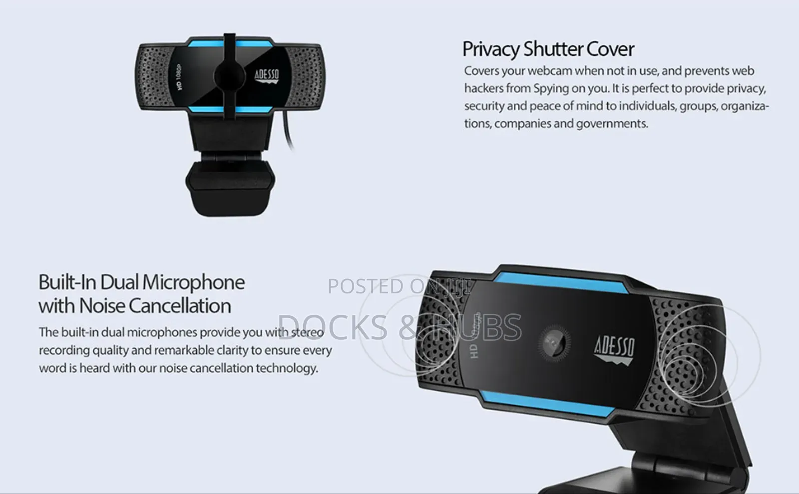 Adesso Cybertrack H5-Taa 1080p Built-in Microphone
