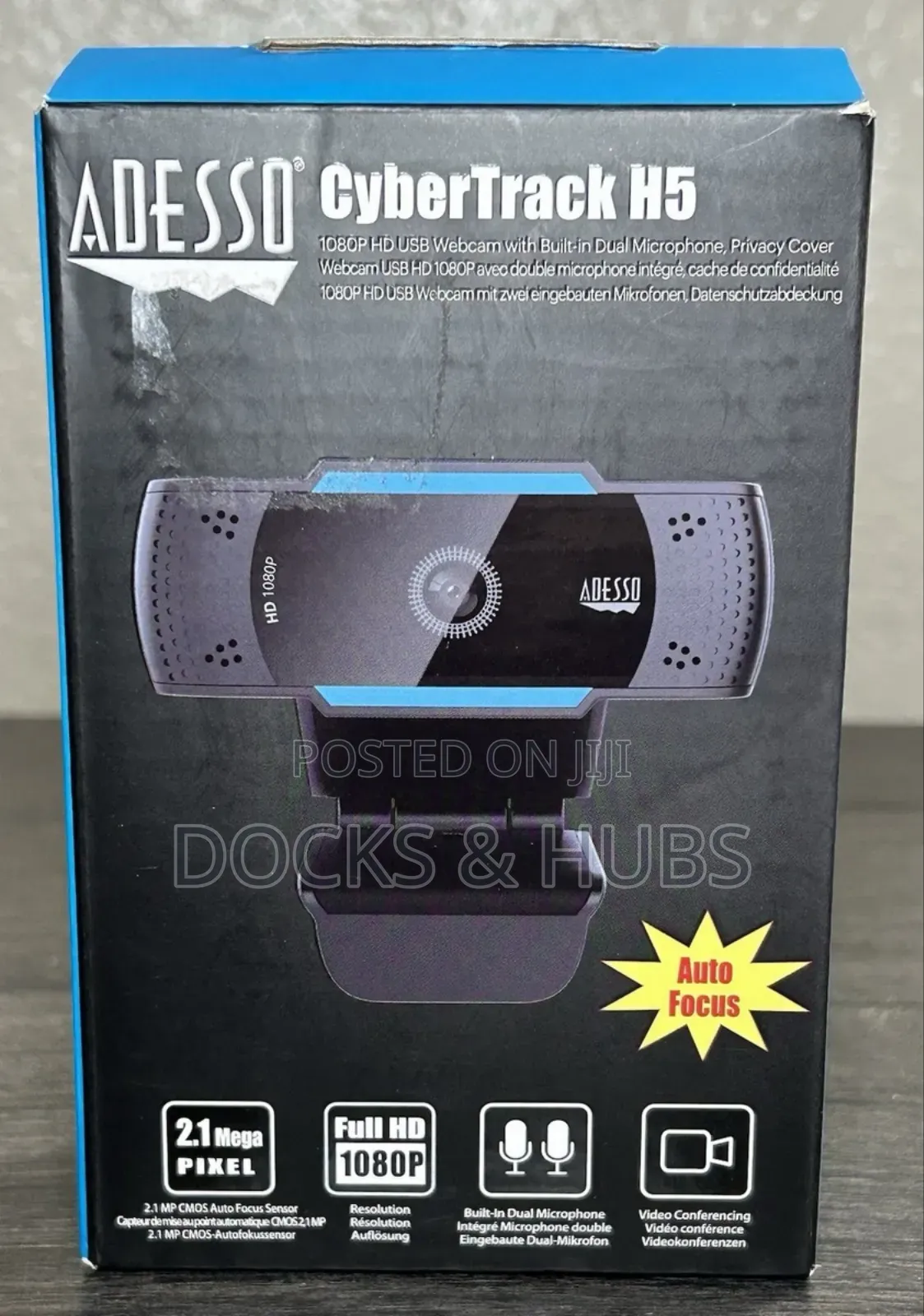 Adesso Cybertrack H5-Taa 1080p Built-in Microphone
