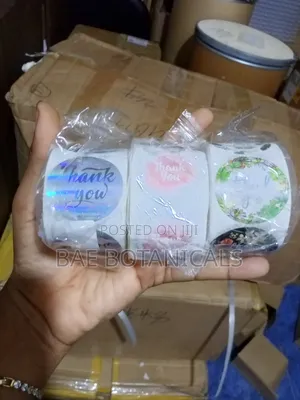 Thank You Sticker Roll (500pcs Per Roll)
