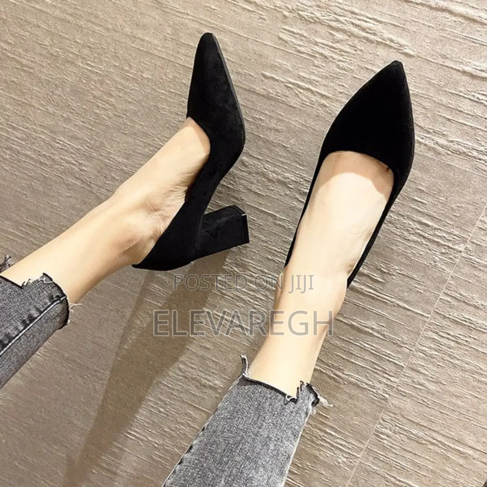 Chunky Block Heels in Sizes 38,40,41