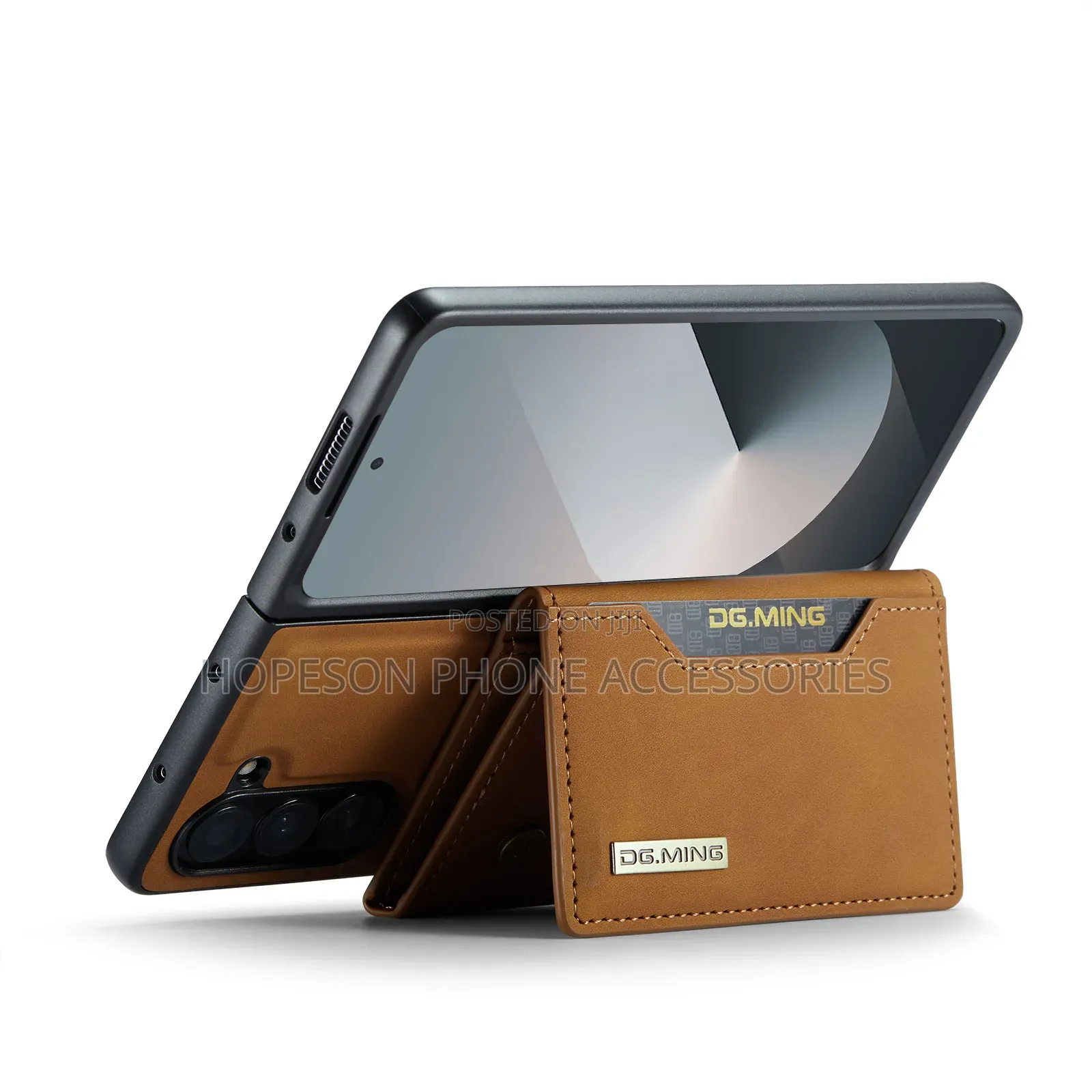 Samsung Z Fold Leather Case With Detachable Magnetic Wallet