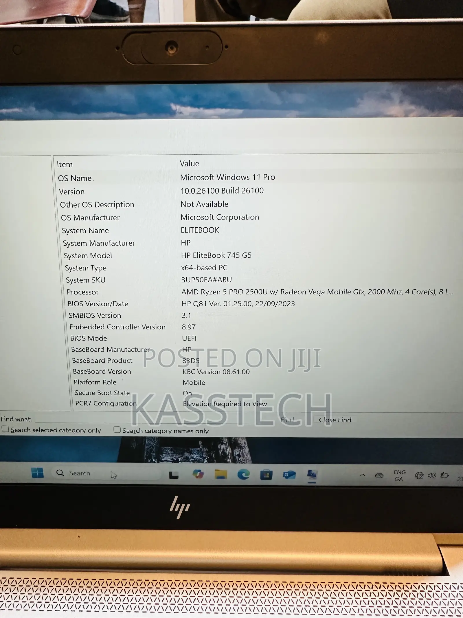 Laptop HP EliteBook 745 G5 8GB AMD Ryzen 5 SSD 256GB