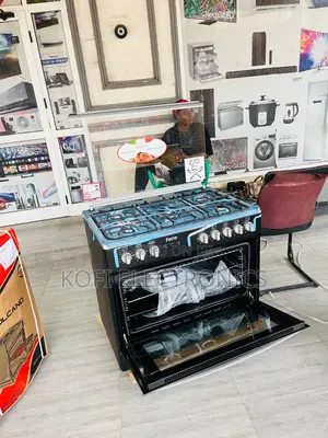 Extremely Good Ferre 60x90 4 Gas Burner Cooker With Microwav