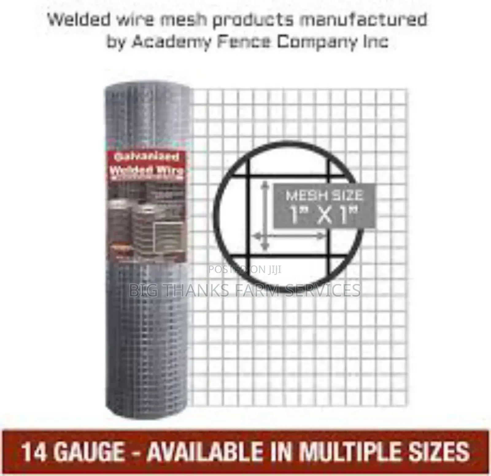 1*1 Wire Mesh For Poultry Cages