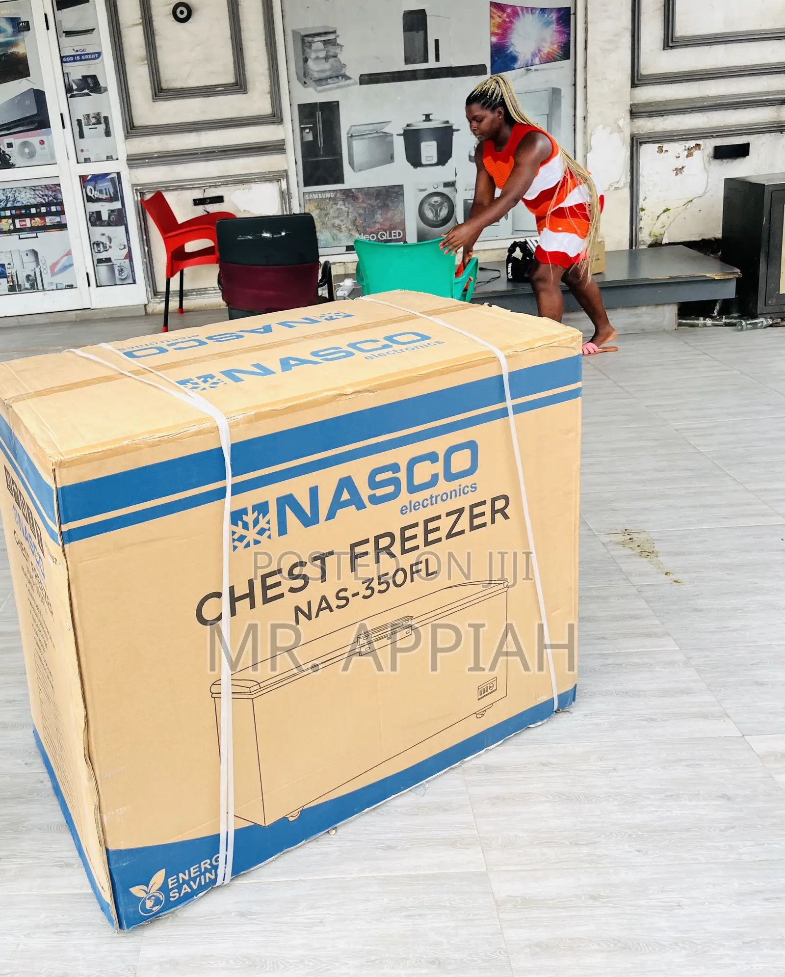 Well Built Nasco Nas 350fl Electric Chest Freezer(Gray)