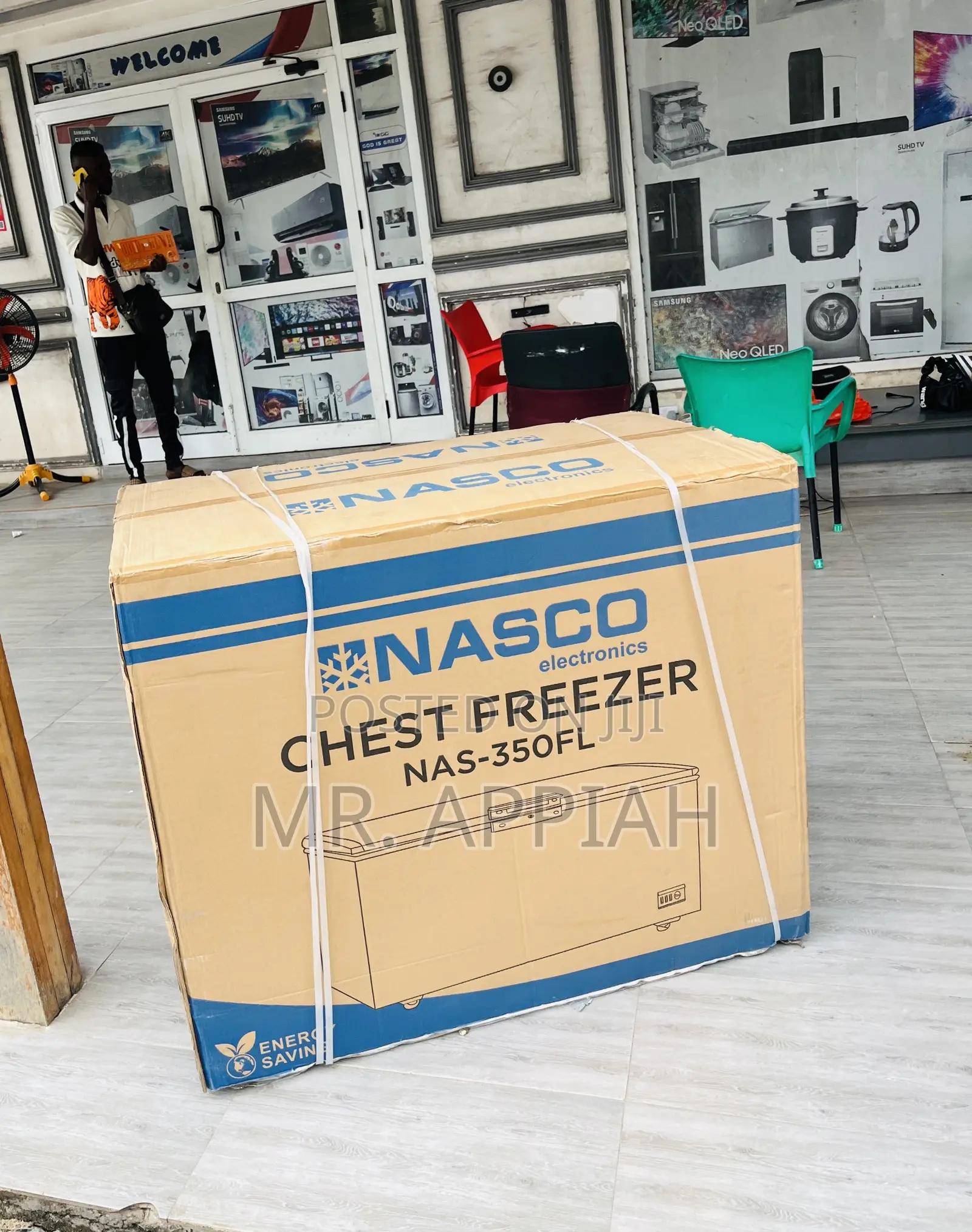 Awesome Nasco Nas 350fl Electric Chest Freezer(Gray)