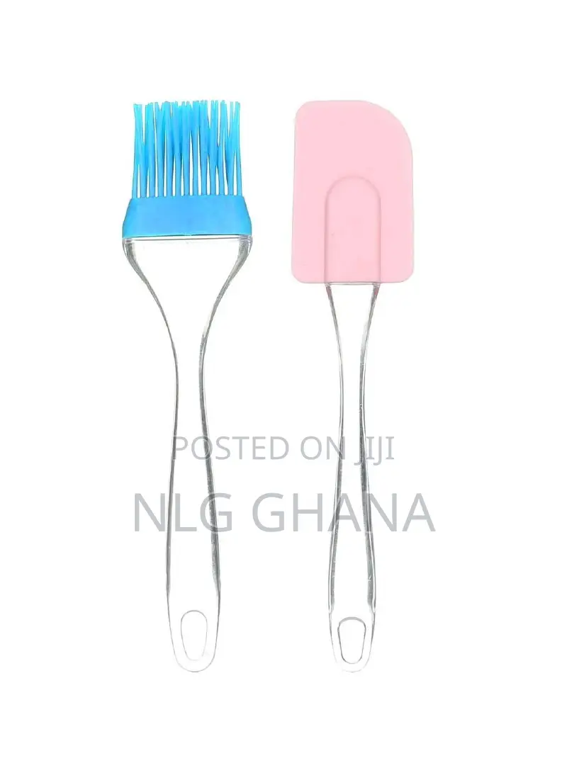 2 PCS Silicon Spatula and Brush (L7.9 X W1.96)Inch. Ghx2202