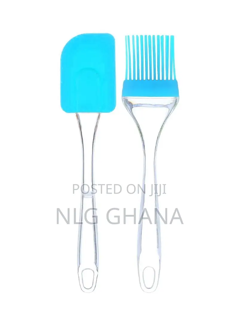2 PCS Silicon Spatula and Brush (L7.9 X W1.96)Inch. Ghx2202