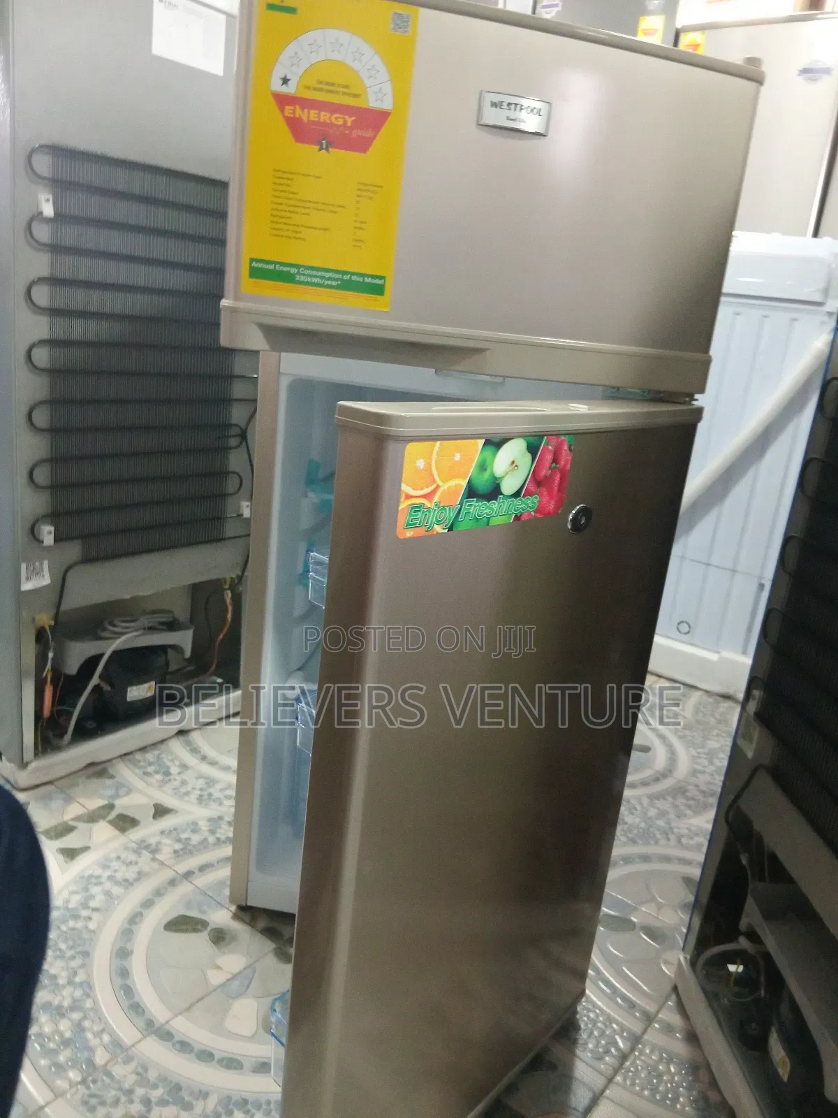 Silent Operational Wp-115a Westpool Top Freezer Double Door