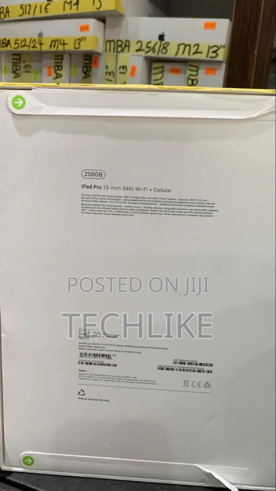 New Apple iPad Pro 11 (2024) 256 GB Black
