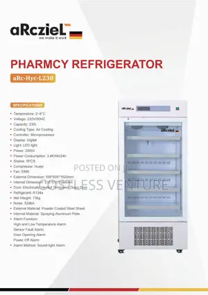 Arcziel Pharmcy Refrigerator 230l