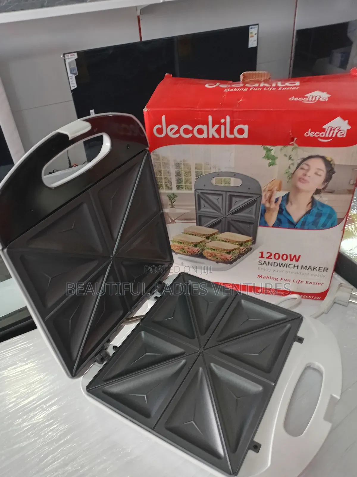 Decakila 1200w Sandwich Maker