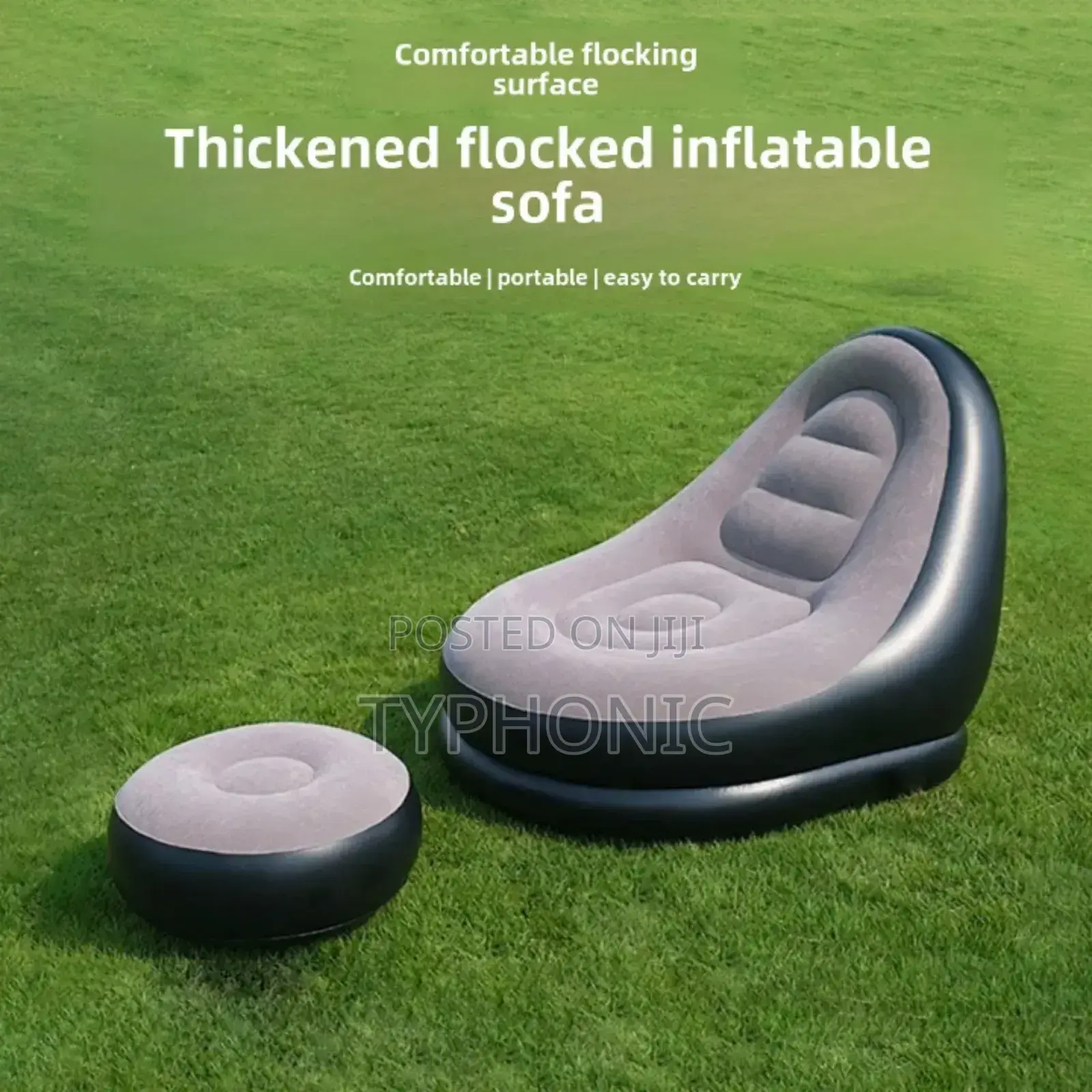 2in1 Inflatable Chair And Footrest