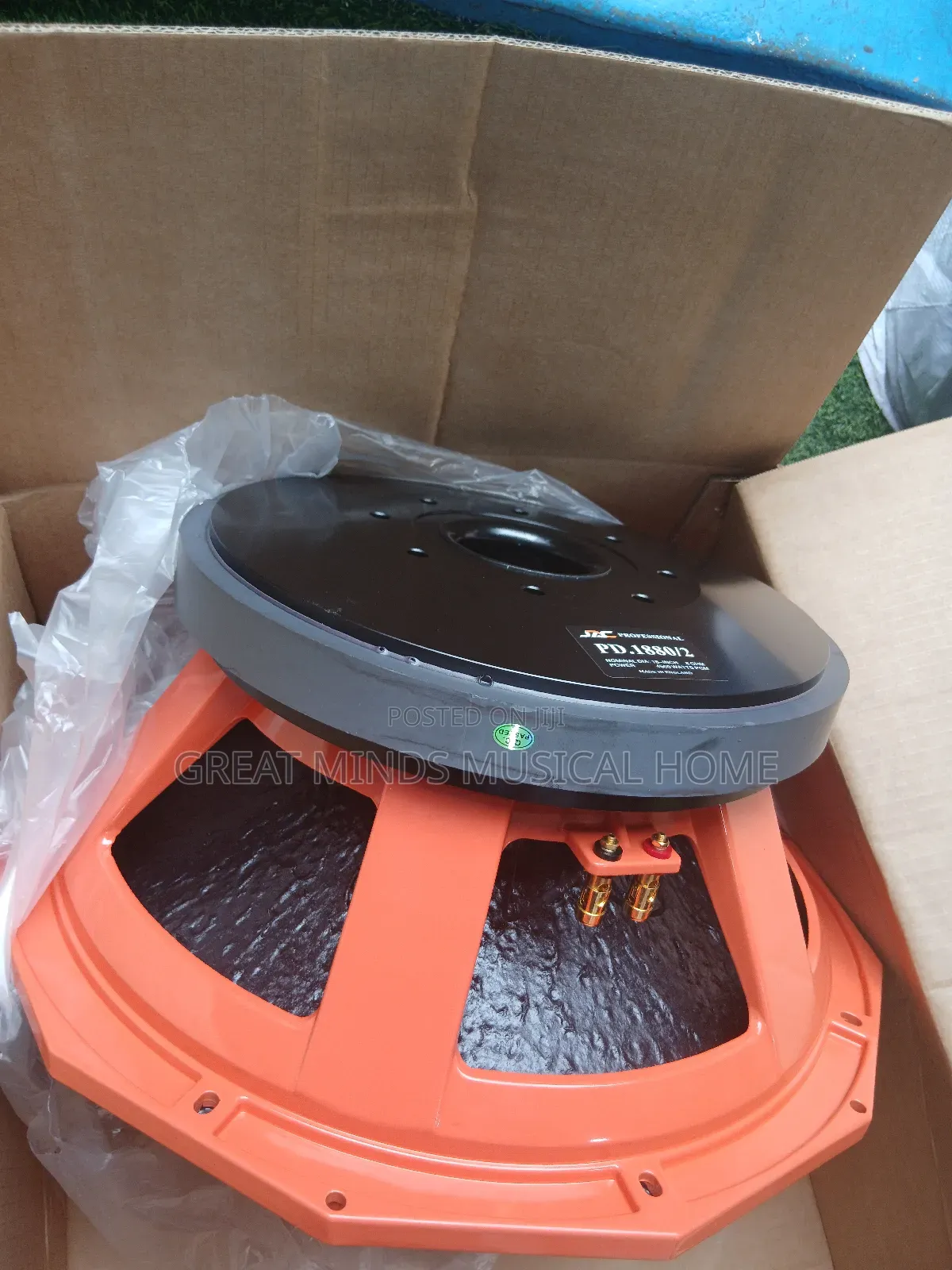 Jac Pd 1880/2 4500watts Naked Speakers