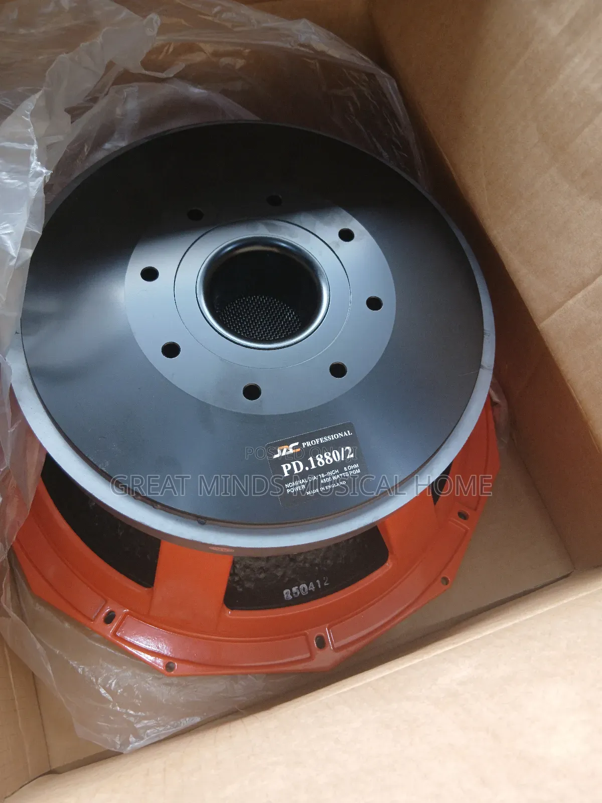 Jac Pd 1880/2 4500watts Naked Speakers