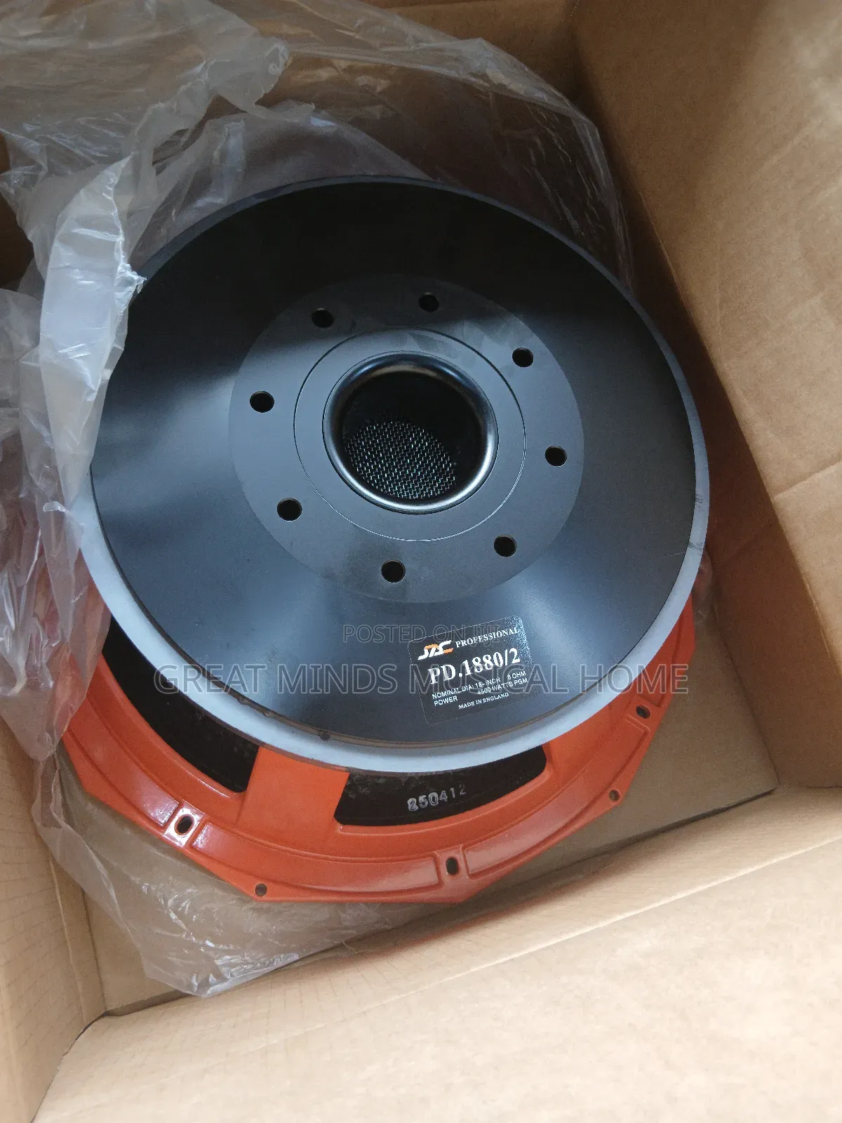 Jac Pd 1880/2 4500watts Naked Speakers