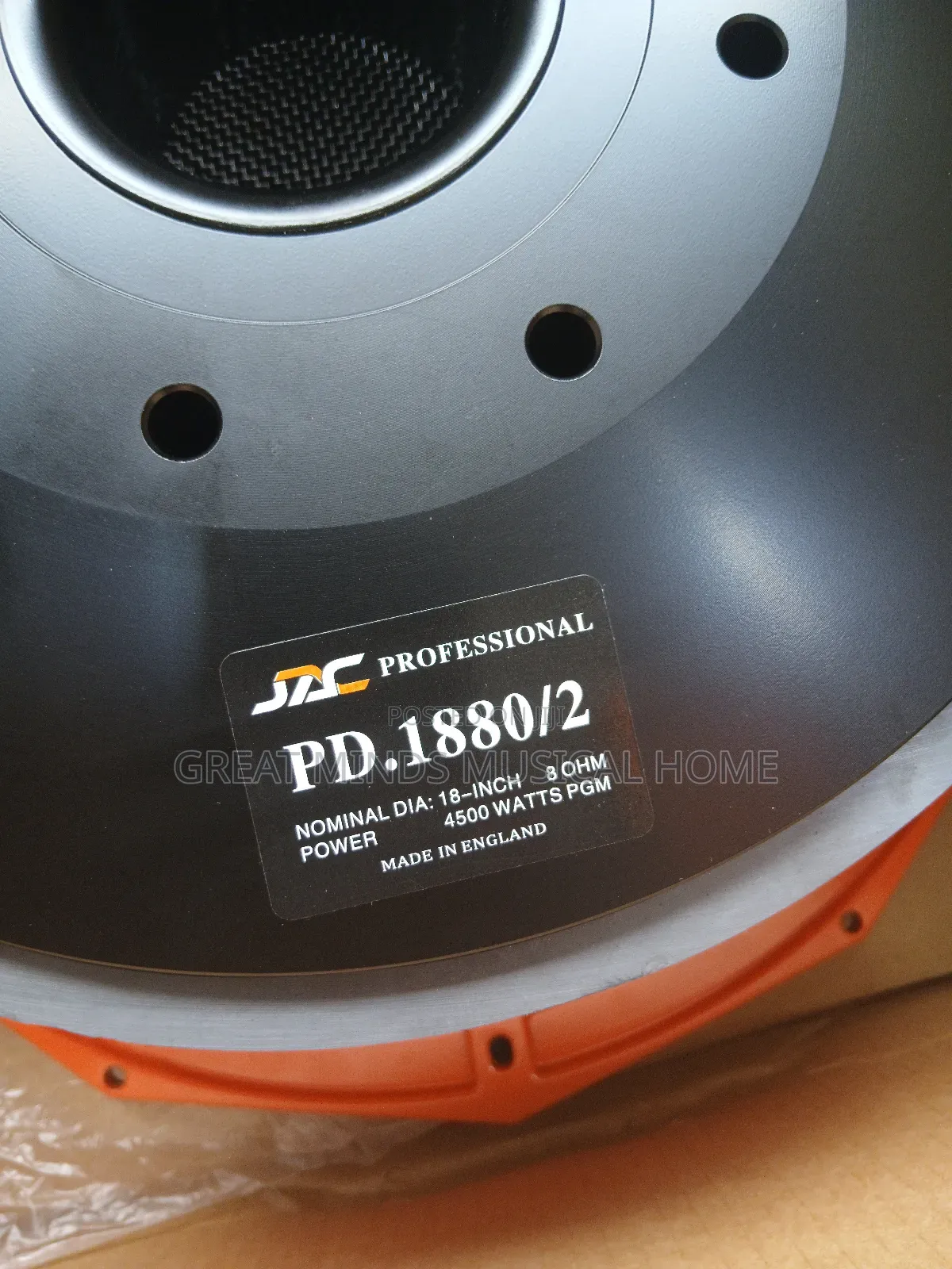 Jac Pd 1880/2 4500watts Naked Speakers