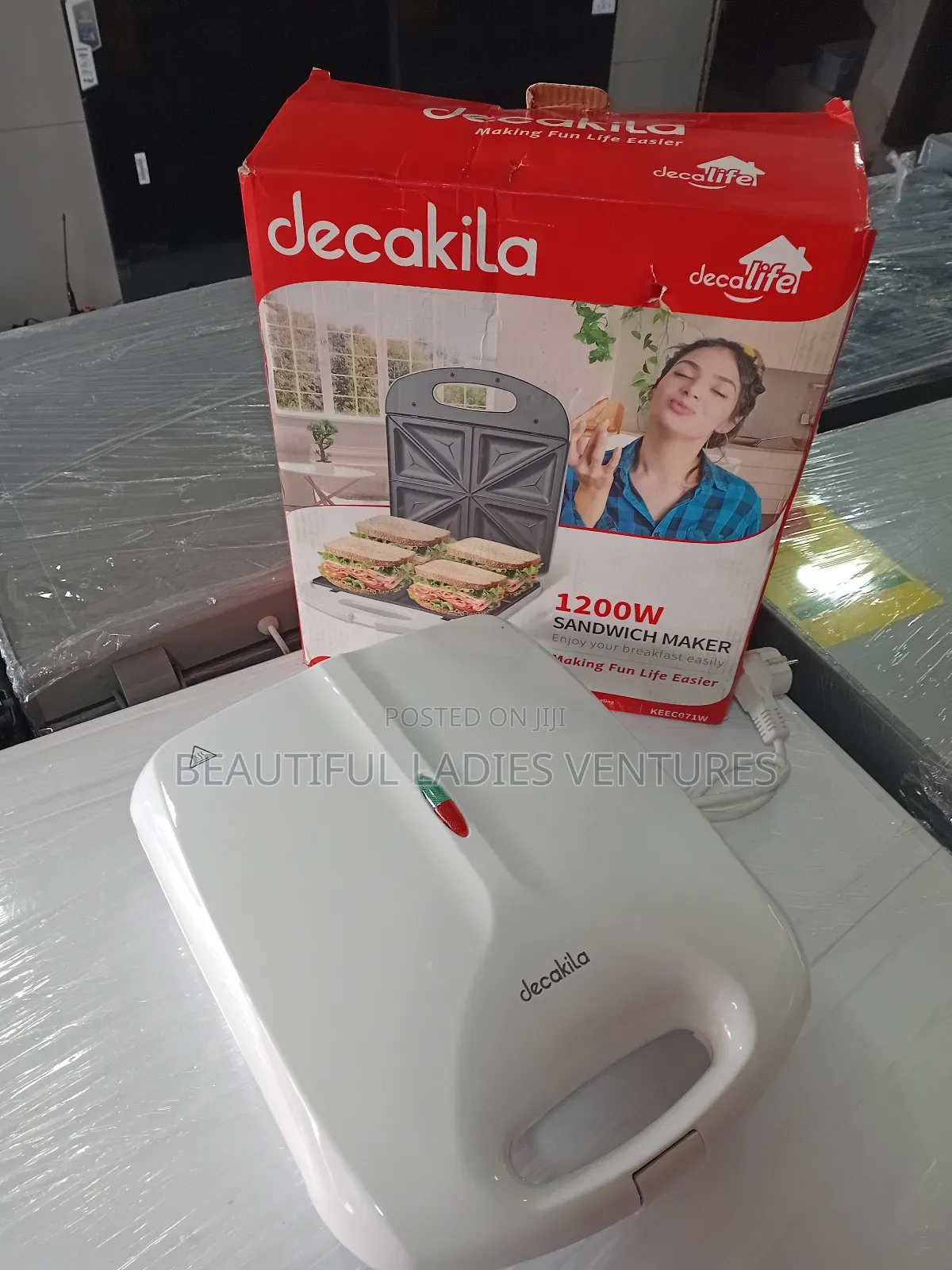 Decakila 1200w Sandwich Grill Master