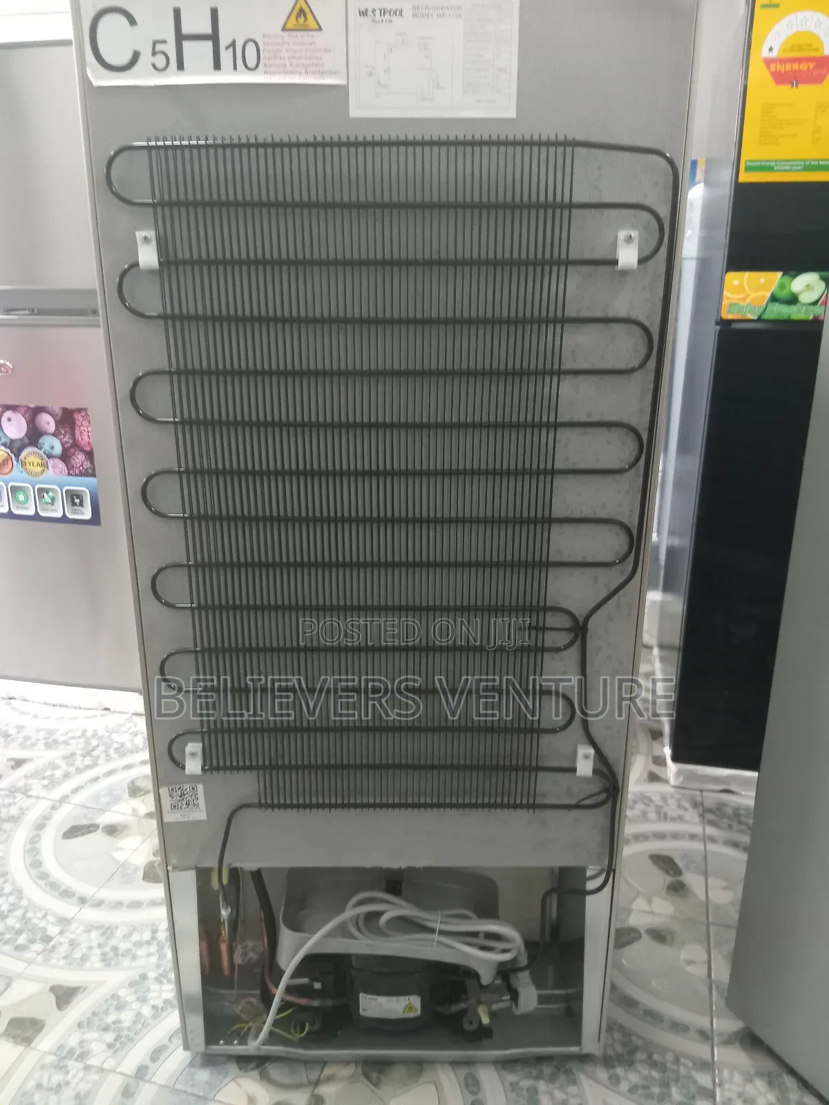 Healthy Security Lock 2 Door Fridge Westpool Wp-115a Fridge