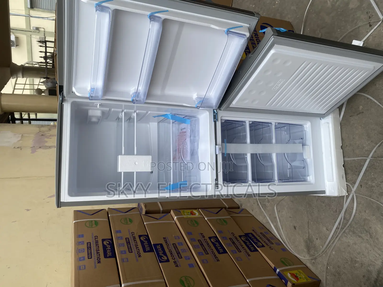 Pearl Pf-217b-2a 142liters Double Door Fridge