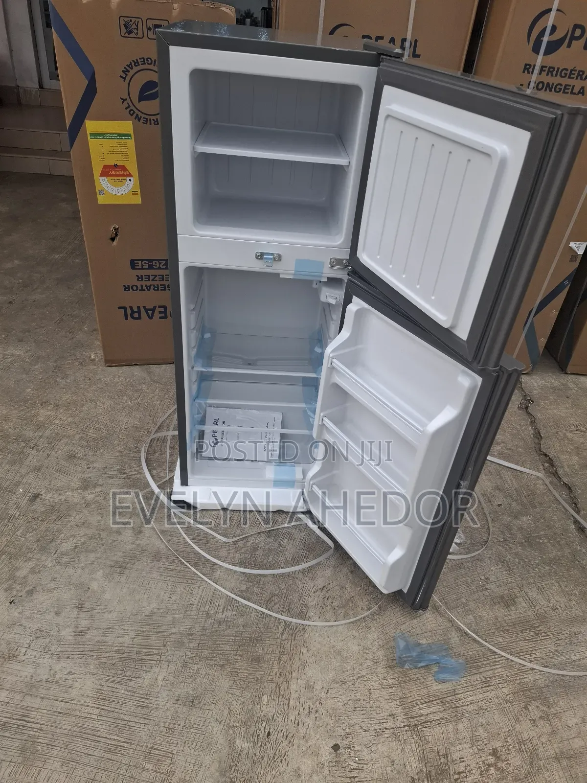 Baby Cute Pearl Double Door Table Top Fridge for Sale 80ltrs