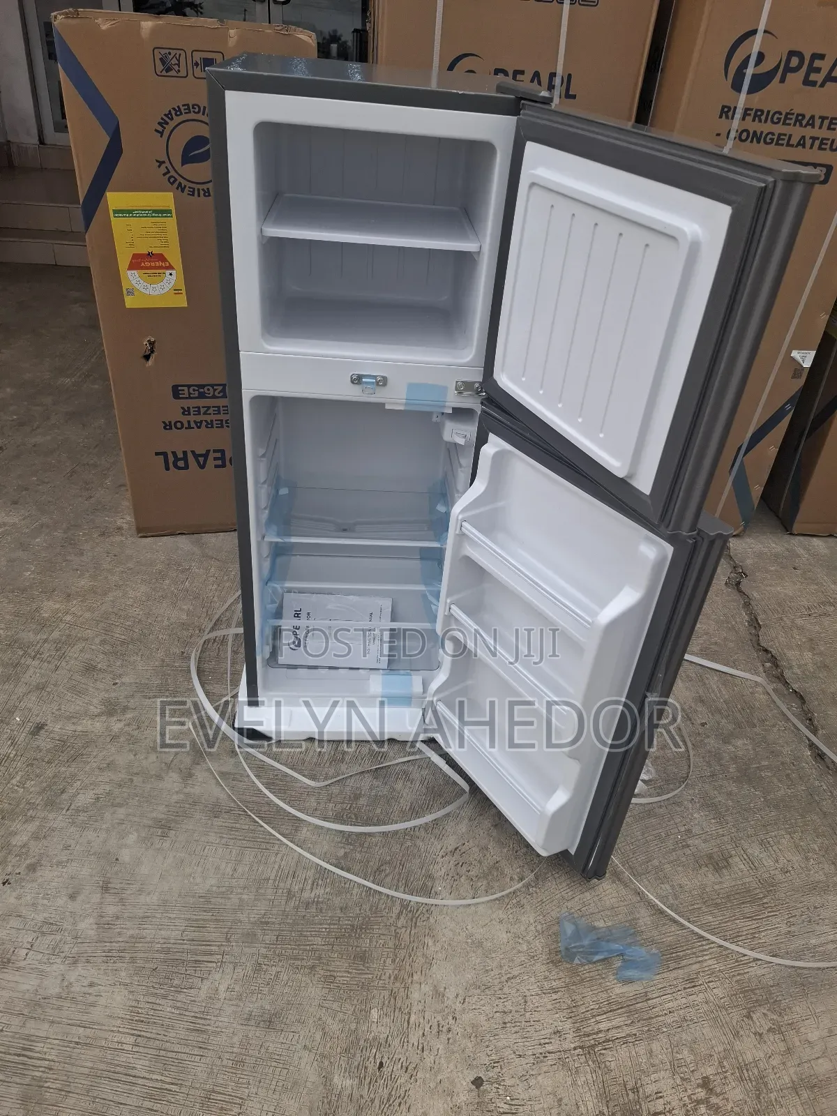 Baby Cute Pearl Double Door Table Top Fridge for Sale 80ltrs