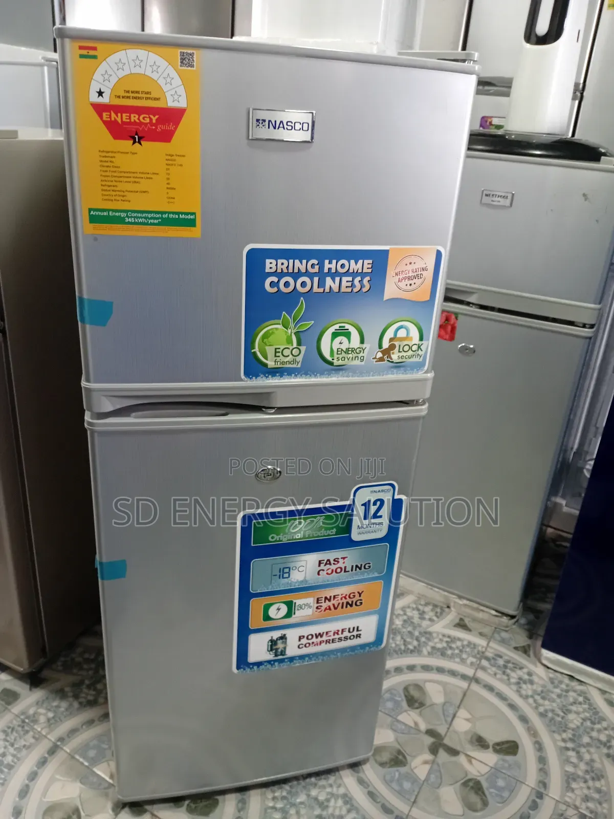 Active Nasco Fridge Nasf2-14s Freezer 108 Liters Fridge