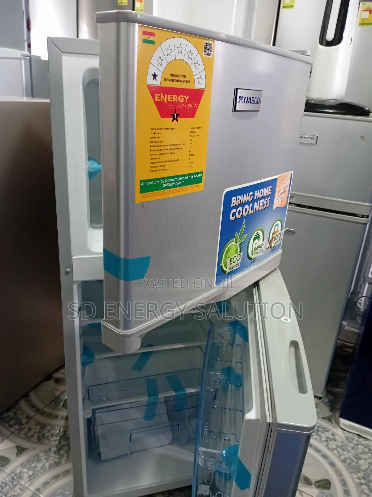 Nimble Nasco Nasf2-14s Fridge Freezer 108 Litres Nasco