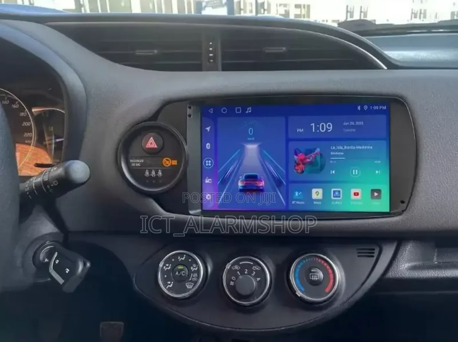Vitz Yaris Car Android Radio Multimedia Player With Carplay