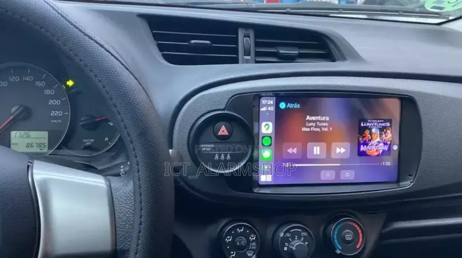 Vitz Yaris Car Android Radio Multimedia Player With Carplay