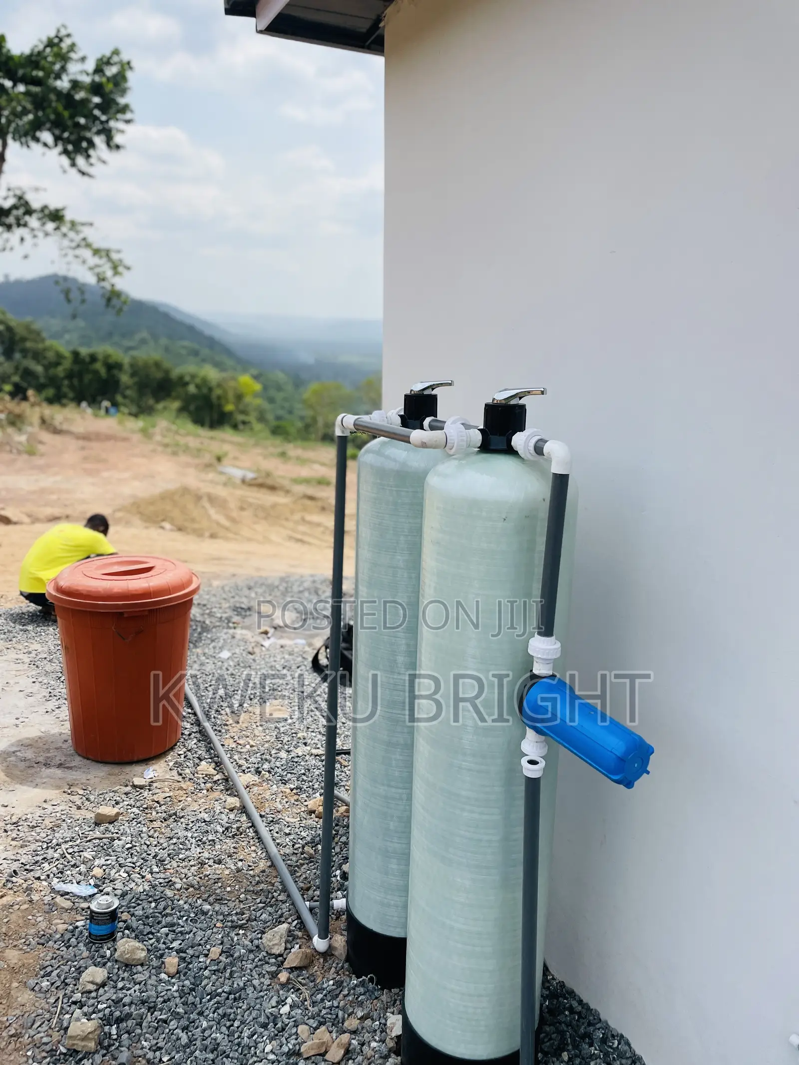 Setup for Iron Treatment and Any Hardness in Water