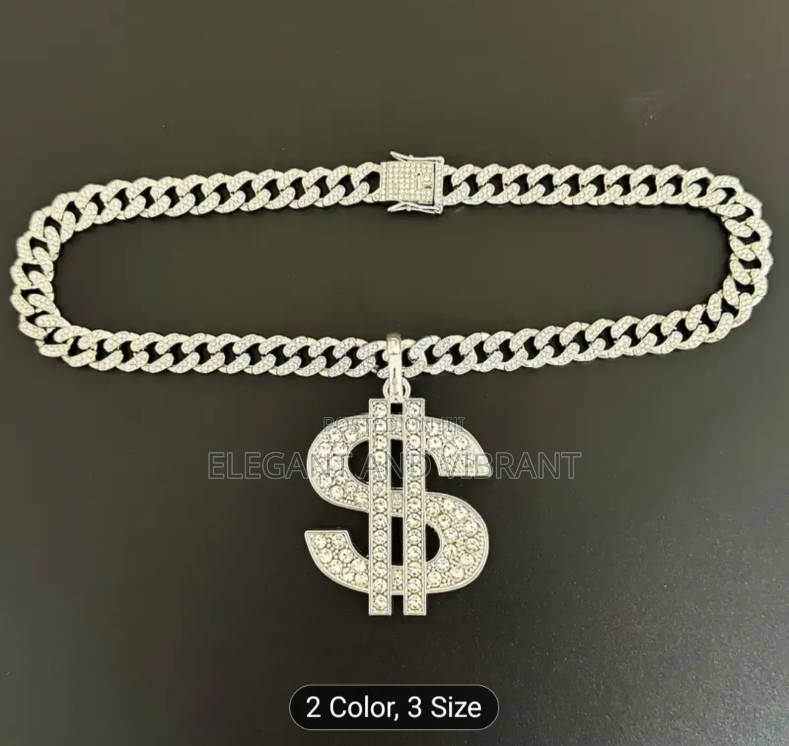 Unisex Dollar Sign Jewellery for Both Men and Women in Gold