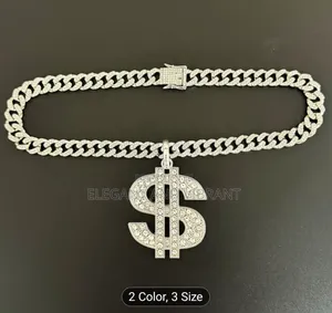 Unisex Dollar Sign Jewellery for Both Men and Women in Gold