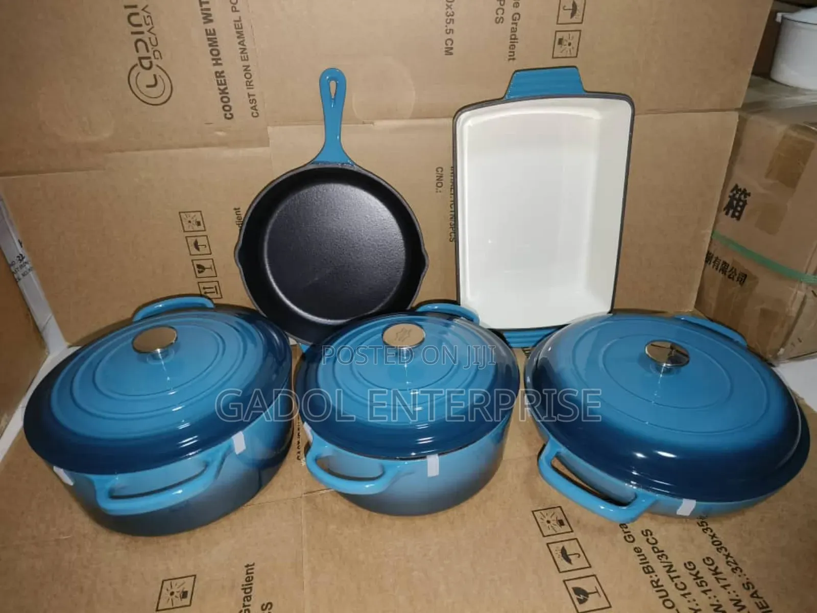 Prochef Cast Iron Cookware Set