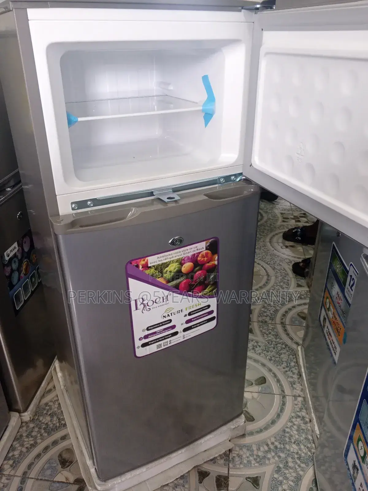 Superb Roch Fridge Freezer RFR-140t-B Energy Set