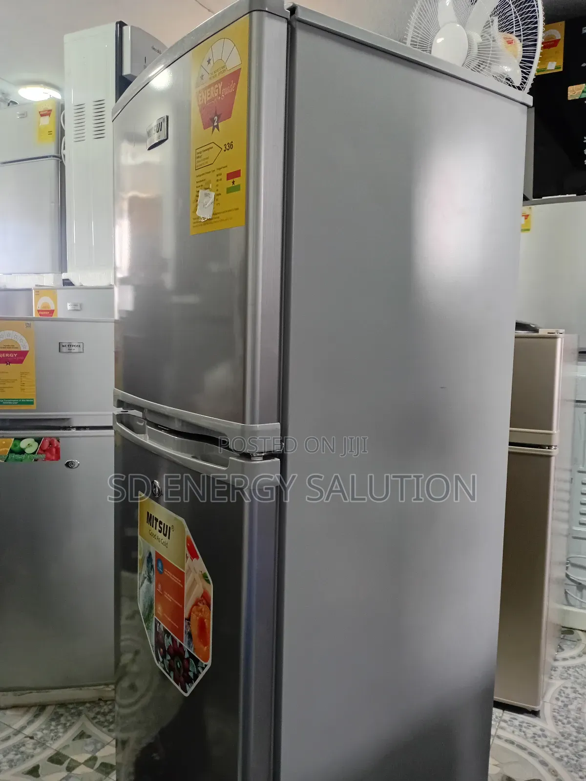 Active Mitsul Fridge Freezer Model Me-168 138 Litres Fridge