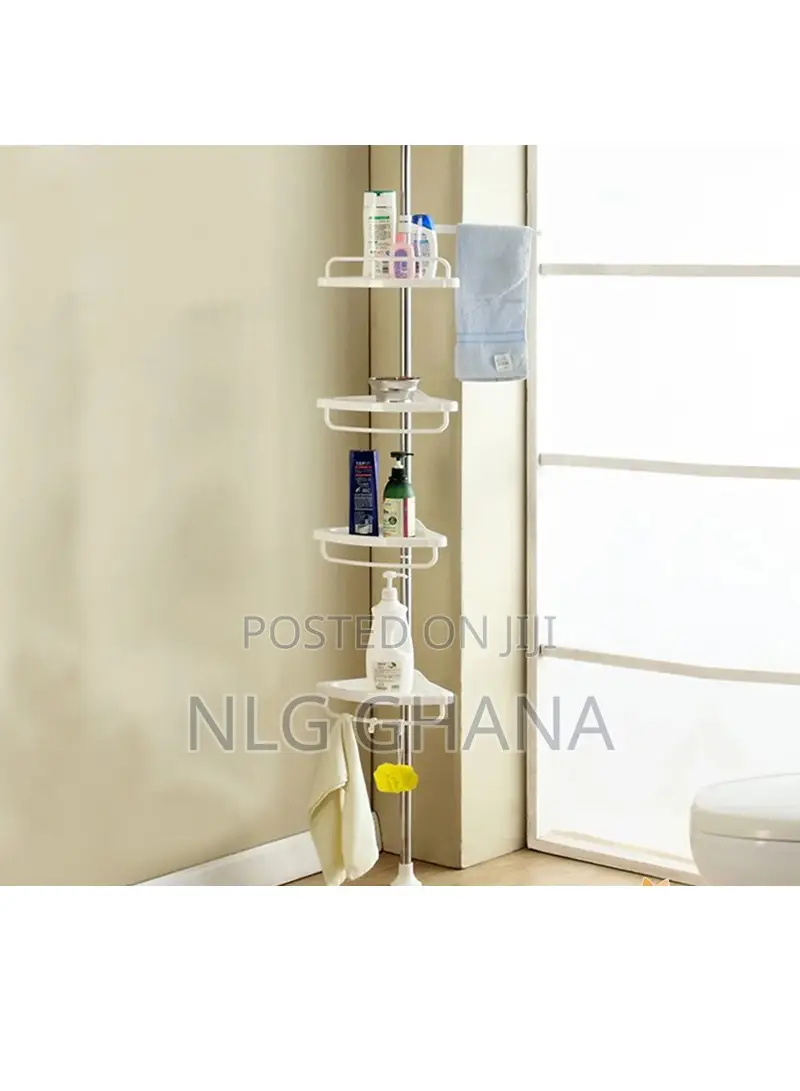 4 Tier Bathroom Corner Wall Shelf Storage Rack. Ghx3143