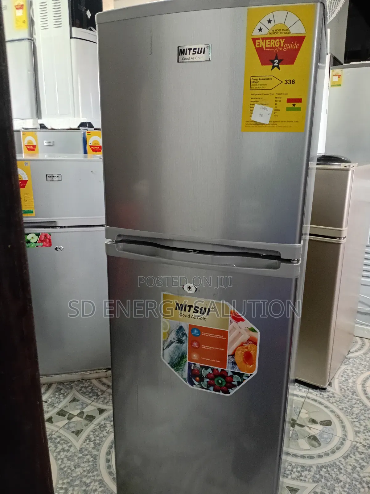 Huge Mitsul Fridge Freezer Model Me-168 Mitsul Fridge
